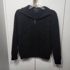 Mantovani Studio 100% Cashmere Sweater Size L Black